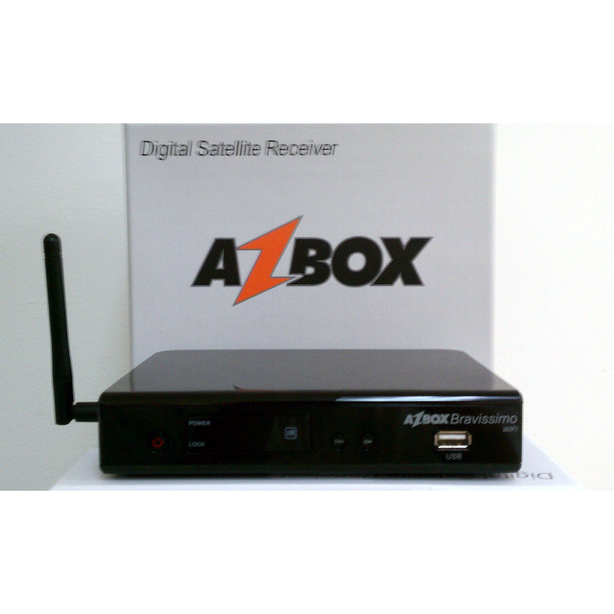 Receptor Azbox Bravissimo Twin HD + WIFI - Pequeno